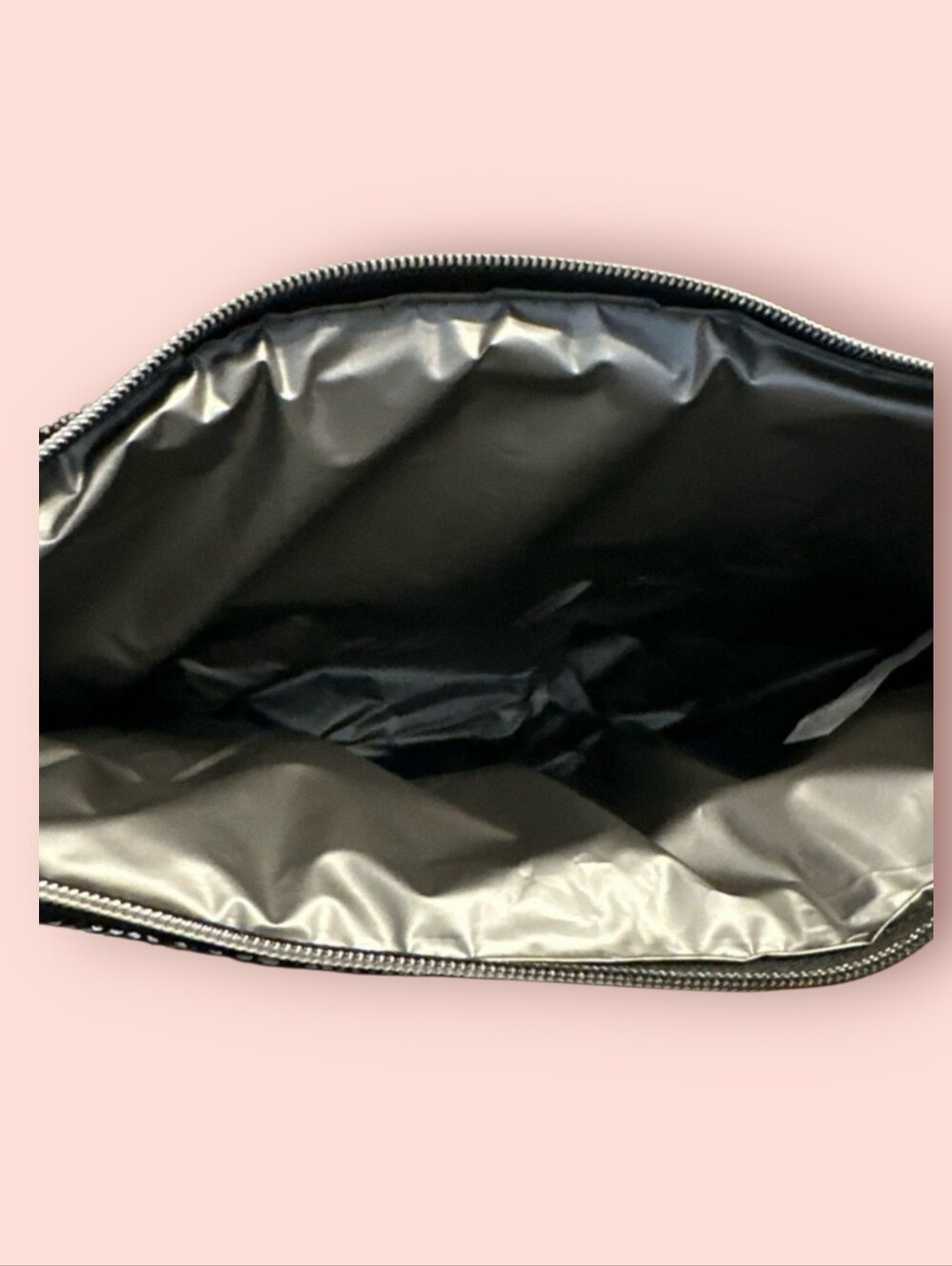 dELiA*s Black Metallic Snake-Print Tote - Picture 4 of 6
